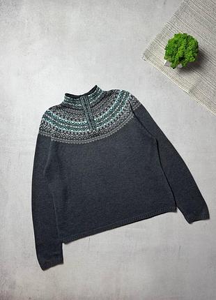 Зіп 1/3 кофта светр толстовка жіноча ll bean оригінал vintage фліска джемпер
