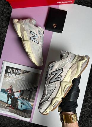 Женские кроссовки n*w b*lance 9060 light grey beige 39