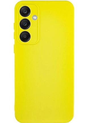 Чохол tpu getman liquid silk full camera samsung galaxy s24 ultra жовтий / flash