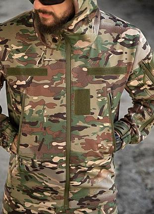 Тактическая куртка softshell armageddon мультикам вт0478 3
