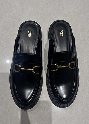 Мюлі zara з екошкіри
