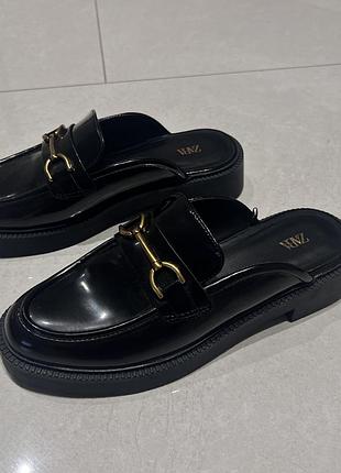 Мюлі zara з екошкіри 2