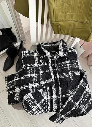 Сорочка в клітинку 30% вовна 6