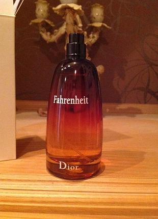 Fahrenheit edt 100ml, тестер, туалетна вода