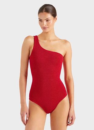 Hunza g nancy swim — класичний лаконічний купальник на одне плече без зайвих деталей.