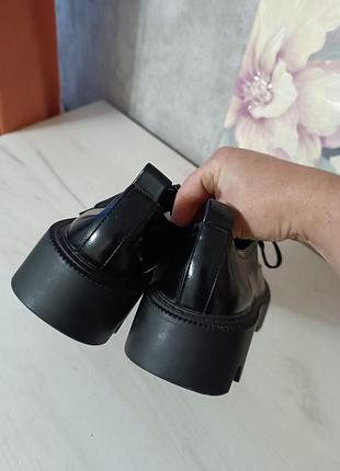 Туфлі дербі zara 38 розмір 4