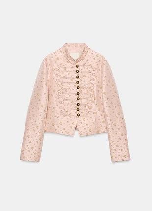 Блейзер жіночий рожевий zara new