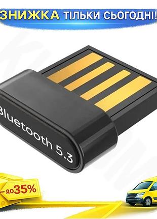 Ku адаптер usb bluetooth universal fit stlab v5.3 черный беспроводной адаптер для пк ноутбука гарнитур uni2l_k