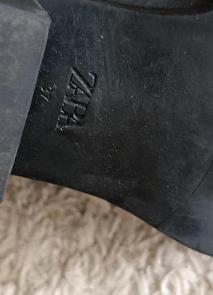 Продам шкіряні чоботи zara 3