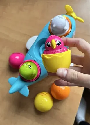 Игрушка детская 12+мц самолетик toomies птички на борту