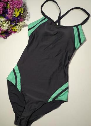 👙 сдельный купальник с чашками f&f, eur 34