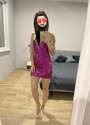 Сукня з пайєтками bershka розмір s