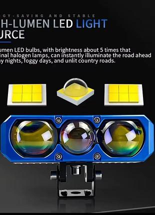 Протитуманні лінзи sanvi bi-led s301 9-16v 68/90w 5500k