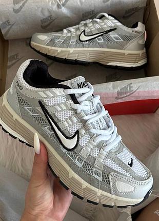 Nike p-6000 dark silver beige 2