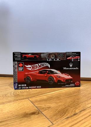 Машина конструктор hot wheels mattel brick shop speed maserati (jfr90)