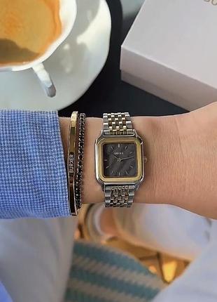 Годинник burker macy black gold silver