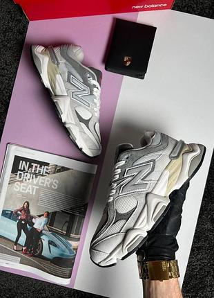 Женские кроссовки n*w b*lance 9060 grey white 39