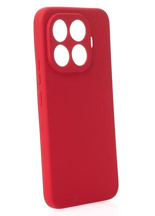 Силиконовый чехол soft silicone case для xiaomi 15t pro (без лого) красный