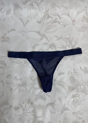 Сетчатые трусики стринги-танга thirdlove bare mesh indigo 🇺🇸 2