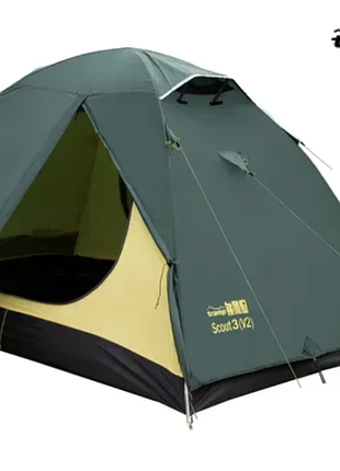 Намет tramp scout 3 (v2) green utrt-056