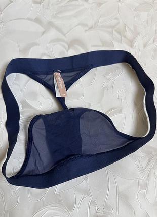 Сетчатые трусики стринги-танга thirdlove bare mesh indigo 🇺🇸 3