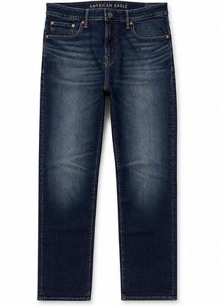 Мужские джинсы american eagle 32-34 оригинал из сша, темно-синие, прямого кроя