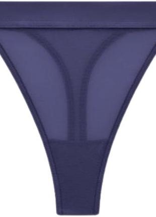 Сетчатые трусики стринги-танга thirdlove bare mesh indigo 🇺🇸 5