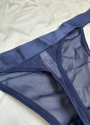 Сетчатые трусики стринги-танга thirdlove bare mesh indigo 🇺🇸 6