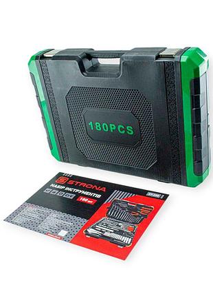 Набор инструмента 1/2",1/4",3/8" 180 шт с битами strona 3