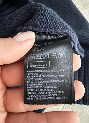 Светр темно-синій h&m 7