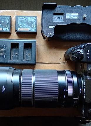 Фотокамера fujifilm x-h1 с объективом xf 70-300 f4-5.6 r lm ois wr