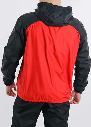 Анорак мужской nike "house" black &amp; red 3