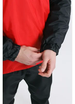 Анорак мужской nike "house" black &amp; red 8