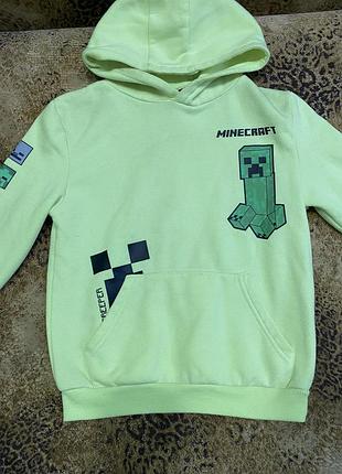 Худи minecraft для мальчика 6-8лет