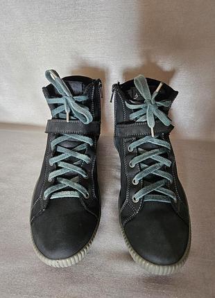 Шкіряні високі демисезонні кеди черевики снікерси legero tanaro gore-tex, р. 41