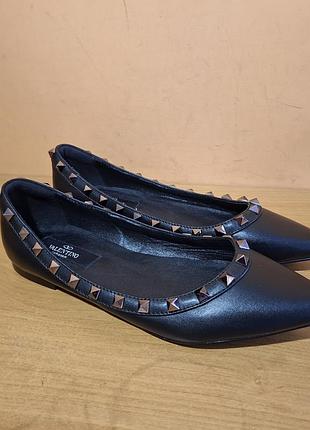 Женские фирменные балетки valentino