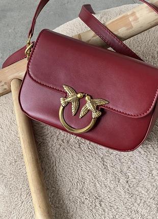 Сумка love box bag pinko червоний є