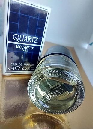 Molyneux quartz. оригінал. вінтаж. 6 мл 5