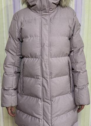 Пуховик жіночий helly hansen. рожевий, розмір m. оригінал