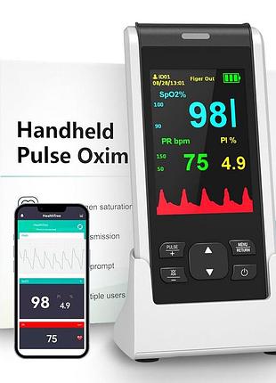 Ручной пульсоксиметр holfenry handheld pulse oximeter jks50f мониторинг уровня кислорода в крови
