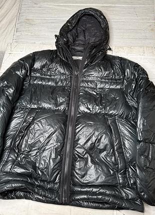 Крутой теплый пуховик от stone island pertex quantum y down