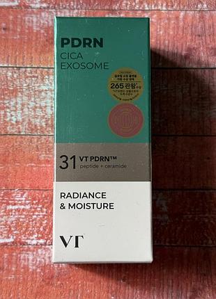 Сироватка для обличчя vt cosmetics pdrn cica exosome radiance & moisture 30 мл