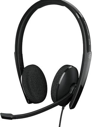 Дротова гарнітура з мікрофоноepos sennheiser adapt 160t usb-c ii накладні цифрові навушники