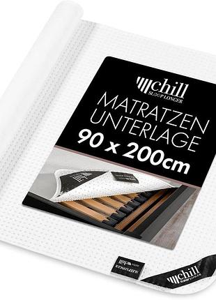 Подложка под матрас chill sleep longer matratzenschoner 90x200 см защитный подматрасник для матраса на ламельное основание