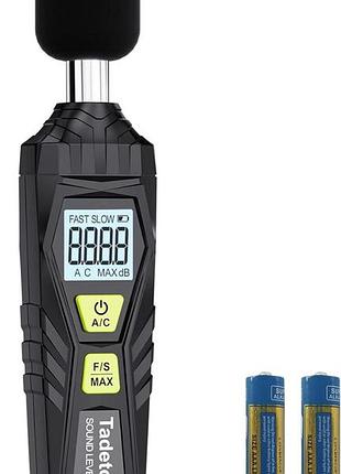 Цифровий вимірювач рівня звуку tadeto sound level meter sl720 портативний вимірювач децибелів від 30 дб до 130