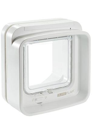 Форточка для тварин sureflap dscf001 дверцята для входу кішок із подвійним скануванням