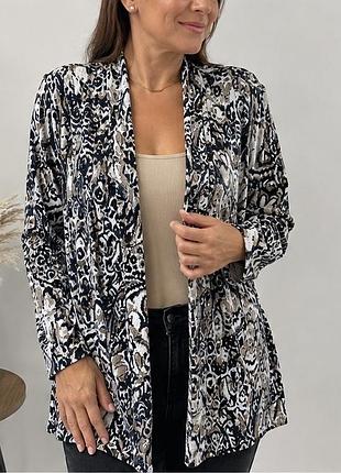 Стильний кардиган / легкий жакет блуза atelier goldner schnitt, р. 46 (l-xl)