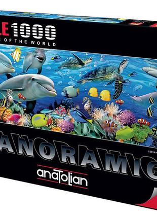 Пазл панорама підводний світ 1000 елементів anatolian