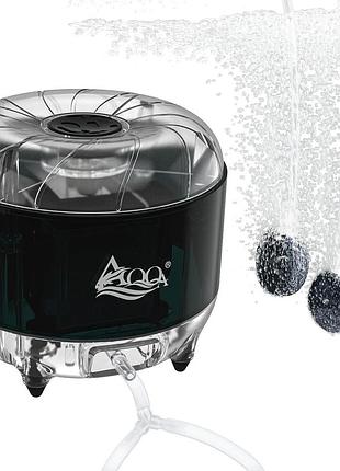 Компрессор для аквариума мощностью 12 вт aqqa aq108-12w помпа для насыщения кислородом аквариум