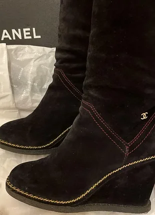 Сапоги деми chanel 5